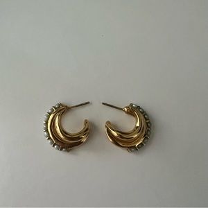 Missoma Pearl Claw Hoops